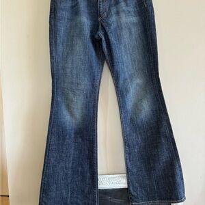 Ag Adriano Goldschmied Blue Flare Wide Leg Jeans Vintage from 2005.
